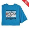 Patagonia Men's Line Logo Ridge Pocket Short-Sleeve Responsibili-Tee