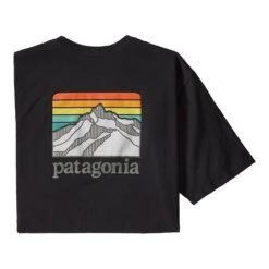 Patagonia Men's Line Logo Ridge Pocket Short-Sleeve Responsibili-Tee 20 Patagonia Men's Line Logo Ridge Pocket Short-Sleeve Responsibili-Tee -Patagonia Shop patagonia mens line logo ridge pocket responsibili tee blk