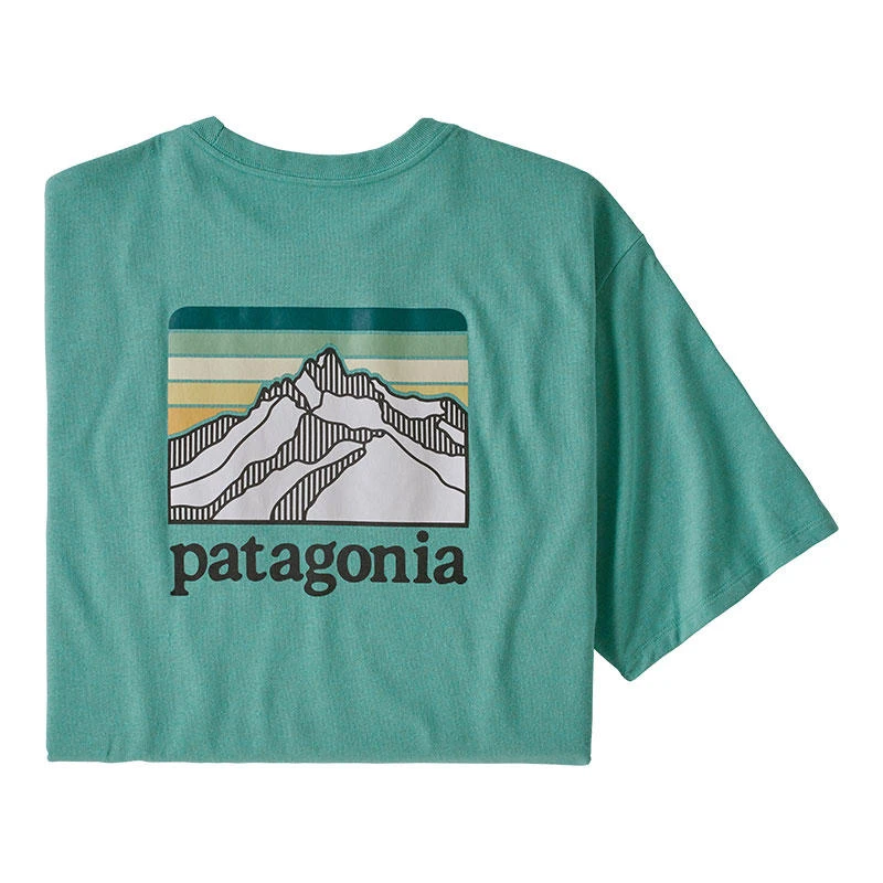 Patagonia Men's Line Logo Ridge Pocket Short-Sleeve Responsibili-Tee 10 Patagonia Men's Line Logo Ridge Pocket Short-Sleeve Responsibili-Tee - Image 10