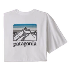 Patagonia Men's Line Logo Ridge Pocket Short-Sleeve Responsibili-Tee 23 Patagonia Men's Line Logo Ridge Pocket Short-Sleeve Responsibili-Tee -Patagonia Shop patagonia mens line logo ridge pocket responsibili tee whi