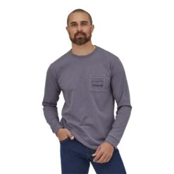 Patagonia Men's Long-Sleeve '73 Skyline Responsibili-Tee -Patagonia Shop patagonia mens long sleeve 73 skyline responsibili tee front