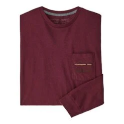 Patagonia Men's Long-Sleeve '73 Skyline Responsibili-Tee -Patagonia Shop patagonia mens long sleeve 73 skyline responsibili tee seq red