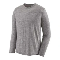 Patagonia Men's Long-Sleeved Capilene Cool Daily Shirt -Patagonia Shop patagonia mens long sleeve capilene cool daily shirt feather grey 1