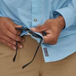 Patagonia Men's Long-Sleeve Sun Stretch Shirt -Patagonia Shop patagonia mens long sleeve sun stretch shirt lago blue 5