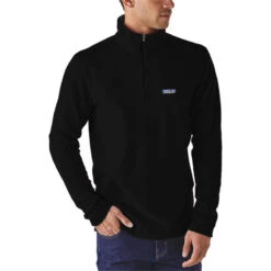 Patagonia Men's Micro D Fleece Pullover -Patagonia Shop patagonia mens micro d fleece pullover model front