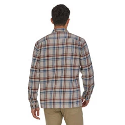 Patagonia Men's Long-Sleeve Organic Cotton Midweight Fjord Flannel Shirt -Patagonia Shop patagonia mens midweight fjord flannel long sleeve shirt nice grey 2