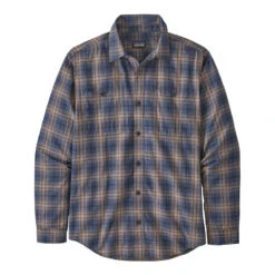 Patagonia Men's Pima Cotton Long-Sleeve Shirt -Patagonia Shop patagonia mens organic pima cotton long sleeve shirt brew new navy