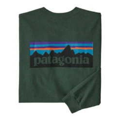 Patagonia Men's P-6 Logo Long-Sleeve Responsibili-Tee -Patagonia Shop patagonia mens p 6 logo long sleeve responsibili tee ARGR