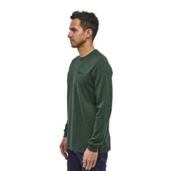 Patagonia Men's P-6 Logo Long-Sleeve Responsibili-Tee -Patagonia Shop patagonia mens p 6 logo long sleeve responsibili tee ARGR OM4