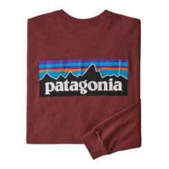 Patagonia Men's P-6 Logo Long-Sleeve Responsibili-Tee -Patagonia Shop patagonia mens p 6 logo long sleeve responsibili tee OXDR