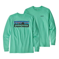 Patagonia Men's P-6 Logo Long-Sleeve Responsibili-Tee -Patagonia Shop patagonia mens p 6 logo long sleeve responsibili tee VJOG