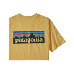 Patagonia Men's P-6 Logo Short-Sleeve Responsibili-Tee -Patagonia Shop patagonia mens p 6 logo responsibili tee yellow