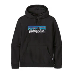 Patagonia Men's P-6 Logo Uprisal Hoody -Patagonia Shop patagonia mens p 6 logo uprisal hoody black grid