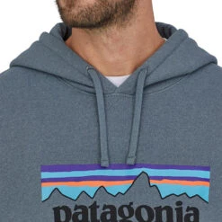 Patagonia Men's P-6 Logo Uprisal Hoody -Patagonia Shop patagonia mens p 6 logo uprisal hoody plume grey 5