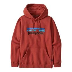 Patagonia Men's P-6 Logo Uprisal Hoody -Patagonia Shop patagonia mens p6 logo uprisal hoody burd red