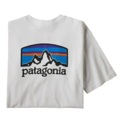 Patagonia Men's Fitz Roy Horizons Short-Sleeve Responsibili-Tee -Patagonia Shop patagonia mens roy horizons responsibili tee white