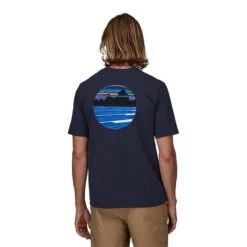 Patagonia Men's Skyline Stencil Responsibili-Tee -Patagonia Shop patagonia mens skyline stencil responsibili tee back
