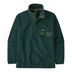 Patagonia Men’s Synchilla Snap-T Fleece Pullover -Patagonia Shop patagonia mens synchilla snap t fleece pullover northern green