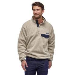 Patagonia Men’s Synchilla Snap-T Fleece Pullover -Patagonia Shop patagonia mens synchilla snap t pullover oatmeal heather 1