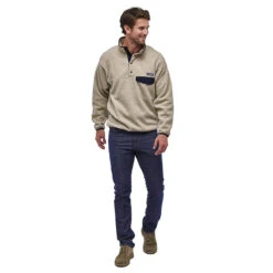 Patagonia Men’s Synchilla Snap-T Fleece Pullover -Patagonia Shop patagonia mens synchilla snap t pullover oatmeal heather 3