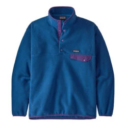 Patagonia Men’s Synchilla Snap-T Fleece Pullover -Patagonia Shop patagonia mens synchilla snap t pullover super blue grid