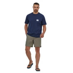 Patagonia Men's Wavefarer Hybrid 18" Walk Shorts -Patagonia Shop patagonia mens wavefarer hydroboard walk shorts salt grey 2