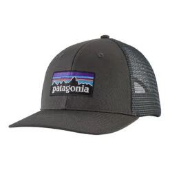 Patagonia P-6 Logo Trucker Hat 25 Patagonia P-6 Logo Trucker Hat -Patagonia Shop patagonia p 6 logo hat grey