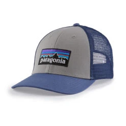 Patagonia P-6 Logo LoPro Trucker Hat 18 Patagonia P-6 Logo LoPro Trucker Hat -Patagonia Shop patagonia p6 logo lo pro trucker hat scuba blue grid