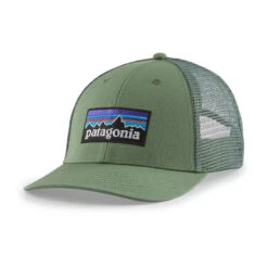 Patagonia P-6 Logo LoPro Trucker Hat 19 Patagonia P-6 Logo LoPro Trucker Hat -Patagonia Shop patagonia p6 logo lo pro trucker hat sen green grid