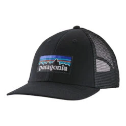 Patagonia P-6 Logo LoPro Trucker Hat 23 Patagonia P-6 Logo LoPro Trucker Hat -Patagonia Shop patagonia p6 logo lopro trucker hat black