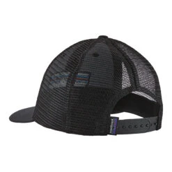 Patagonia P-6 Logo LoPro Trucker Hat 29 Patagonia P-6 Logo LoPro Trucker Hat -Patagonia Shop patagonia p6 logo lopro trucker hat black detail