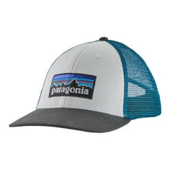 Patagonia P-6 Logo LoPro Trucker Hat 28 Patagonia P-6 Logo LoPro Trucker Hat -Patagonia Shop patagonia p6 logo lopro trucker hat white with forge grey