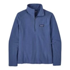 Patagonia Women's Micro D 1/4 Zip Pullover -Patagonia Shop patagonia womens micro d 14 zip current blue