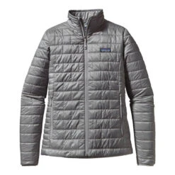 Patagonia Women's Nano Puff Insulated Jacket -Patagonia Shop patagonia womens nano puff jacket fea feather grey comp