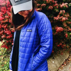 Patagonia Women's Nano Puff Insulated Jacket -Patagonia Shop patagonia womens nano puff jacket lifestyle 2