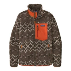 Patagonia Women's Retro-X Fleece Jacket -Patagonia Shop patagonia womens retro x jacket dark top brown grid