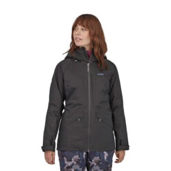 Patagonia Women's Insulated Snowbelle Jacket -Patagonia Shop patagonia womens snowbelle insulated jacket black 1