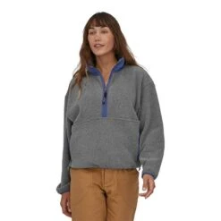 Patagonia Women's Synchilla Marsupial Pullover -Patagonia Shop patagonia womens synchilla marsupial pullover 2023 front