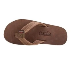 Rainbow Single Layer Luxury Leather Strap Men's Sandals -Patagonia Shop rainbow mens single layer luxury leather top