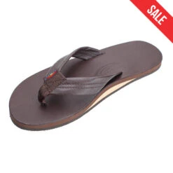 Rainbow Single Layer Wide Strap Men's Sandals -Patagonia Shop rainbow mens single layer wide strap sandals mocha