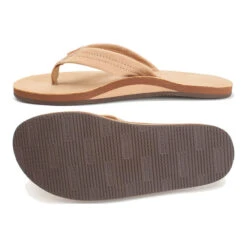 Rainbow Single Layer Wide Strap Men's Sandals -Patagonia Shop rainbow mens single layer wide strap sandals sierra brown side