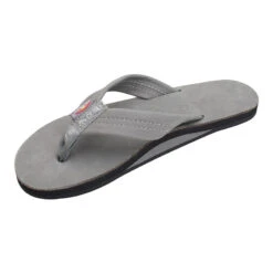 Rainbow Single Layer Wide Strap Women's Sandals