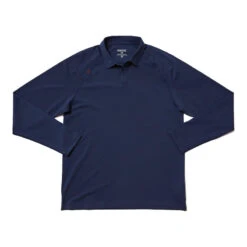 Rhone Men's Delta Pique Long-Sleeve Polo -Patagonia Shop rhone mens delta pique polo navy 1