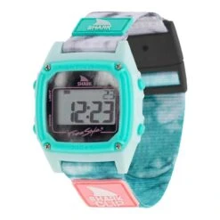 Freestyle Shark Classic Clip Watch -Patagonia Shop shark classic clip watch tye dye aqua cloud grid
