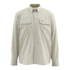 Simms Men's Transit Long-Sleeve Shirt -Patagonia Shop simms mens transit long sleeve shirt forest plaid