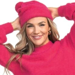 Southern Shirt Company Women's Feather Knit Beanie -Patagonia Shop southern shirt co womens feather knit beanie elle pink