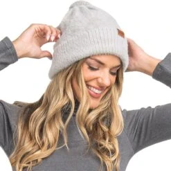 Southern Shirt Company Women's Feather Knit Beanie -Patagonia Shop southern shirt co womens feather knit beanie overcast