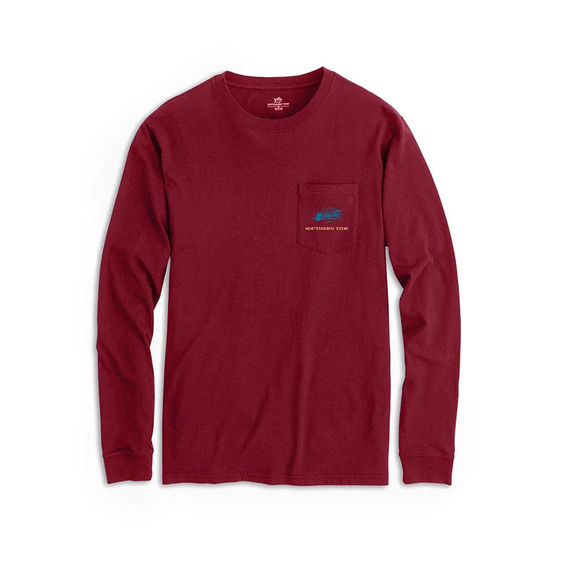 Southern Tide Men's Fishing Fly Tree Long-Sleeve T-Shirt 2 Southern Tide Men's Fishing Fly Tree Long-Sleeve T-Shirt - Image 2