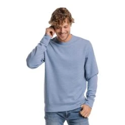 Southern Tide Men's Long-Sleeve Lockley Interlock Heather Crew