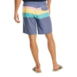 Southern Tide Men's 8.5 Inch Pivot Stripe Water Shorts -Patagonia Shop southern tide mens 8 5 inch pivot stripe water short back
